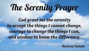 serinity prayer